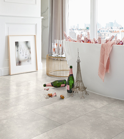 1743540 PARADOR Modular ONE Vaaleanharmaa Betoni  
  Vinyylilattia