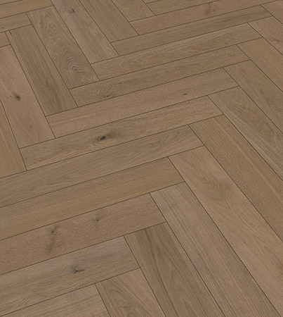 8931 HARDER by Novafloor Herringbone Tammi Greige 
1-sauva mattalakattu & harjattu tammilattia